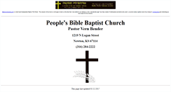 Desktop Screenshot of peoples.bible-baptist.us