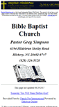 Mobile Screenshot of hickory.bible-baptist.us