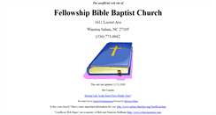 Desktop Screenshot of fellowship.bible-baptist.us